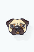 Spilla in Resina «Cane» 3 cm | Pin Marrone Artigianale per Amanti dei Cani