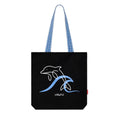 BORSA TOTE (BORSA DI TELA) «PLAYFUL»: Nero