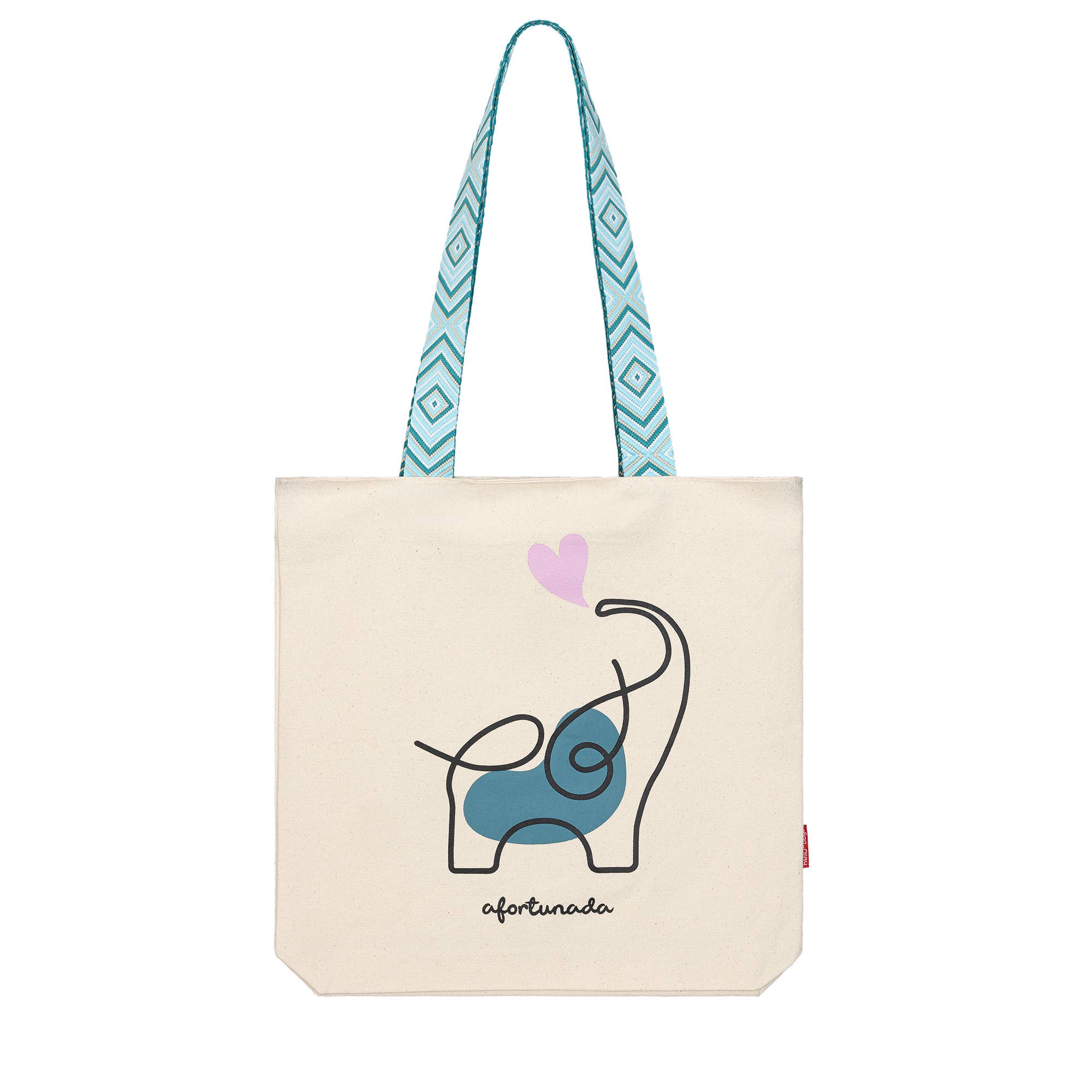 BORSA TOTE (BORSA DI TELA) «FORTUNATA»: Blank