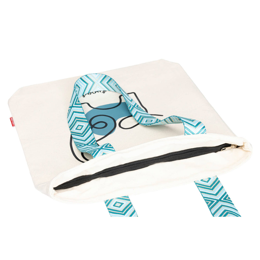 BORSA TOTE (BORSA DI TELA) «FORTUNATA»: Blank