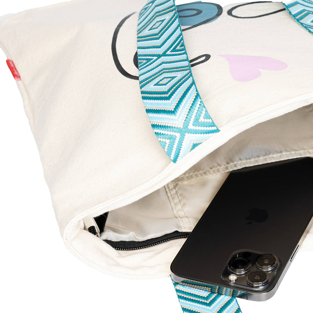 BORSA TOTE (BORSA DI TELA) «FORTUNATA»: Blank