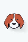 Spilla in Resina «Cane» 3 cm | Pin Decorativo Marrone per Amanti dei Cani