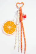 Portachiavi e Charm Borsa Frutta Arancione Sintetico